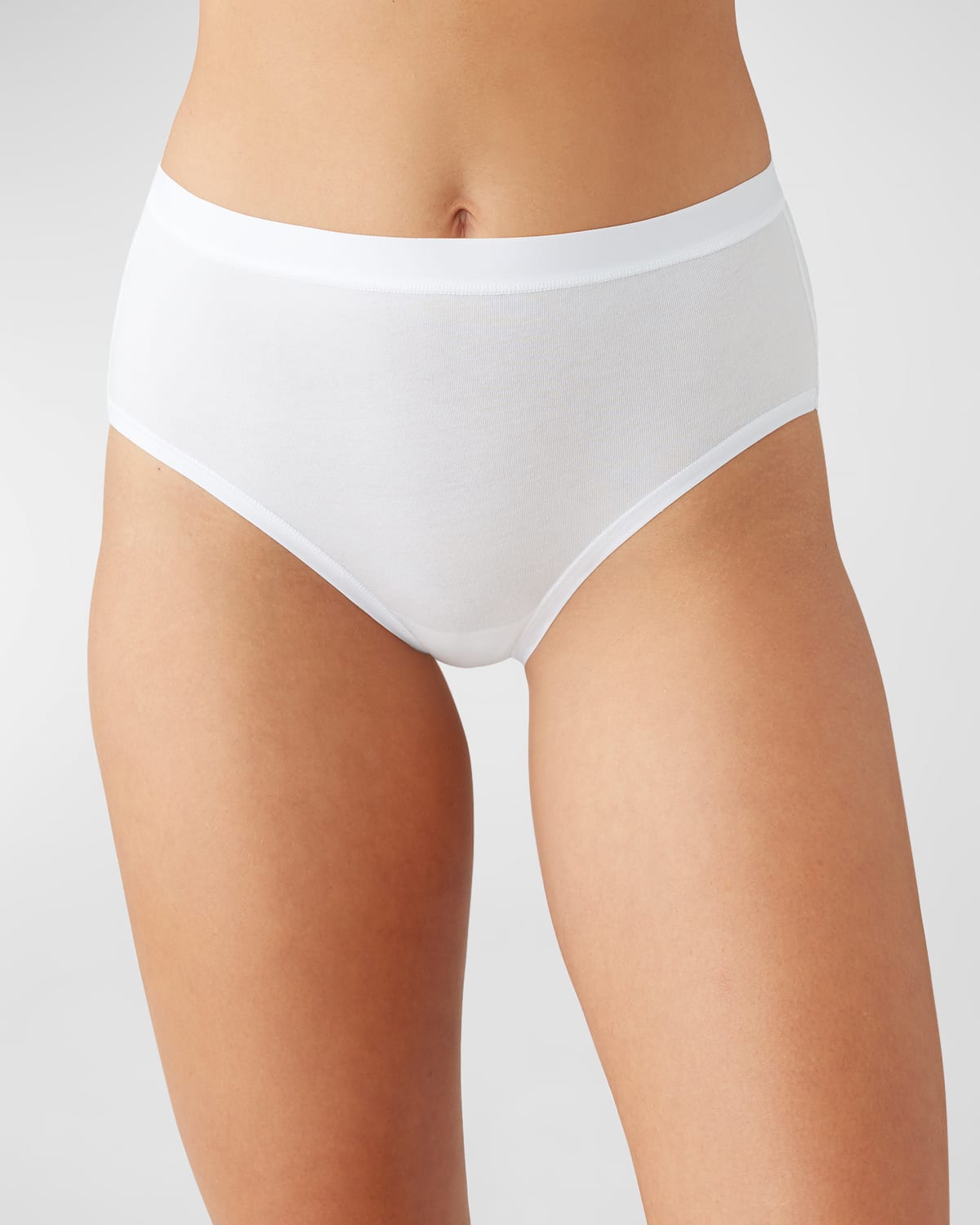 WACOAL UNDERSTATED HIGH-RISE STRETCH COTTON BRIEFS