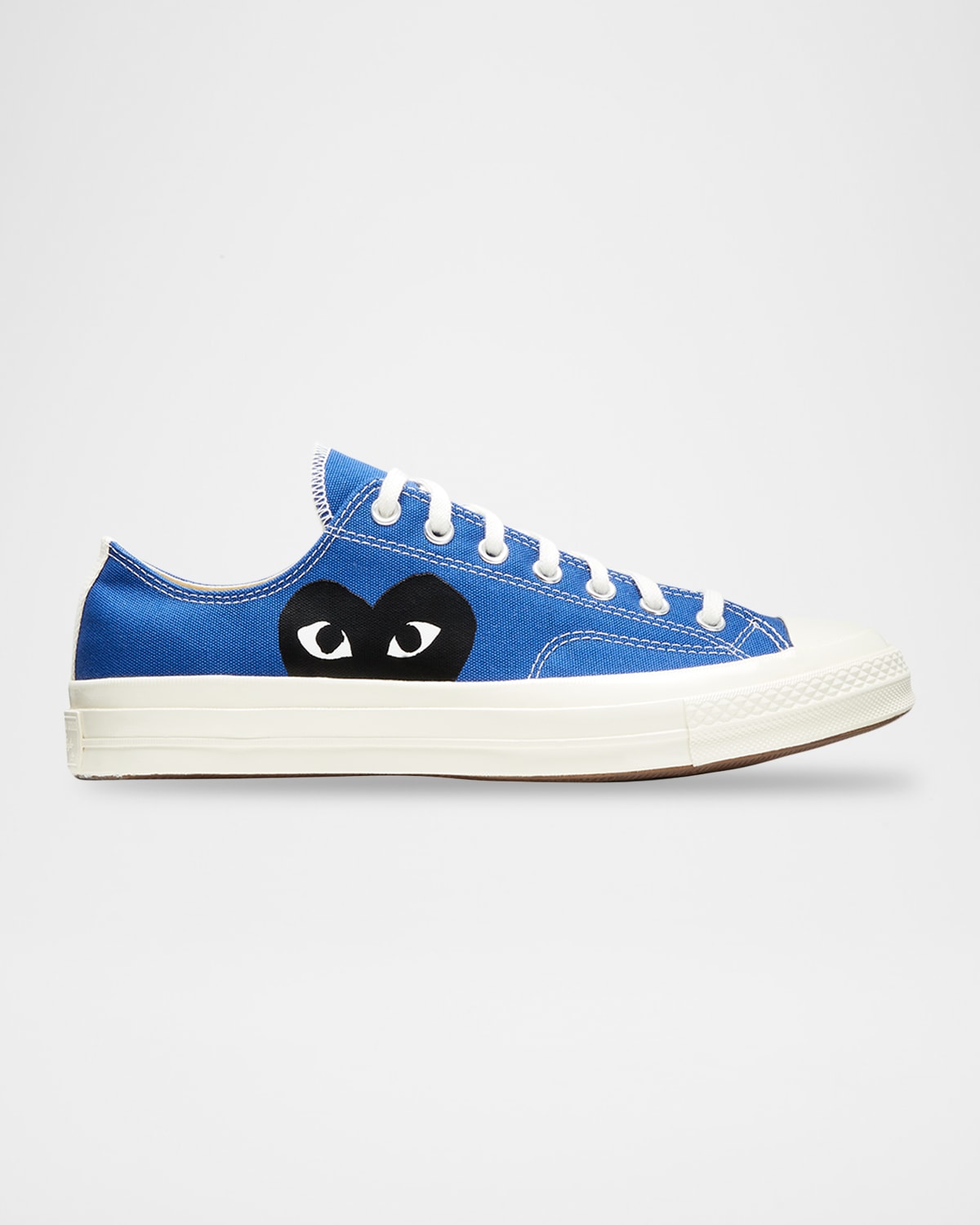 Cdg Play X Converse Chuck Taylor Canvas Low-top Sneakers In Blue