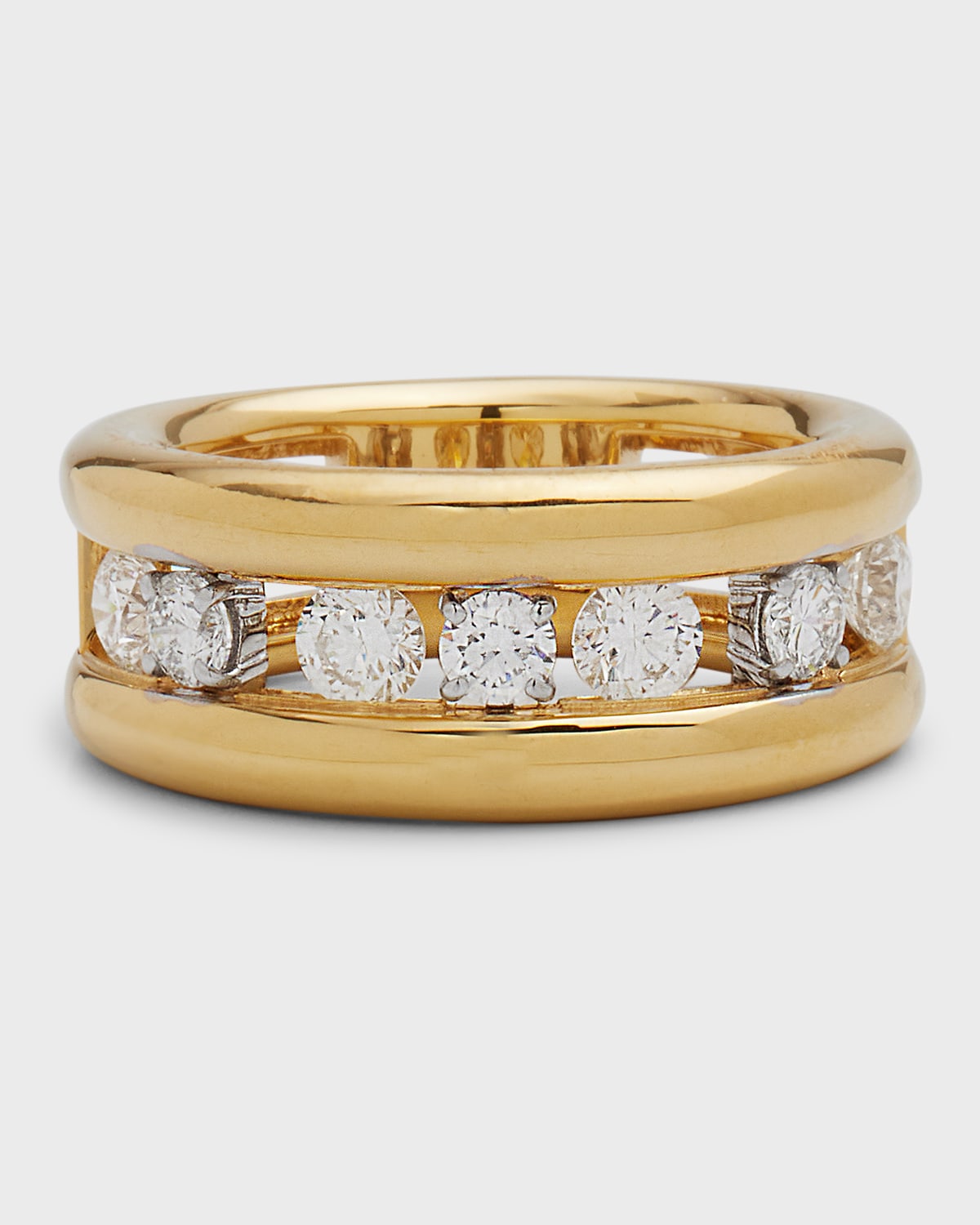 18K Yellow Gold Allegra Ring with Diamonds