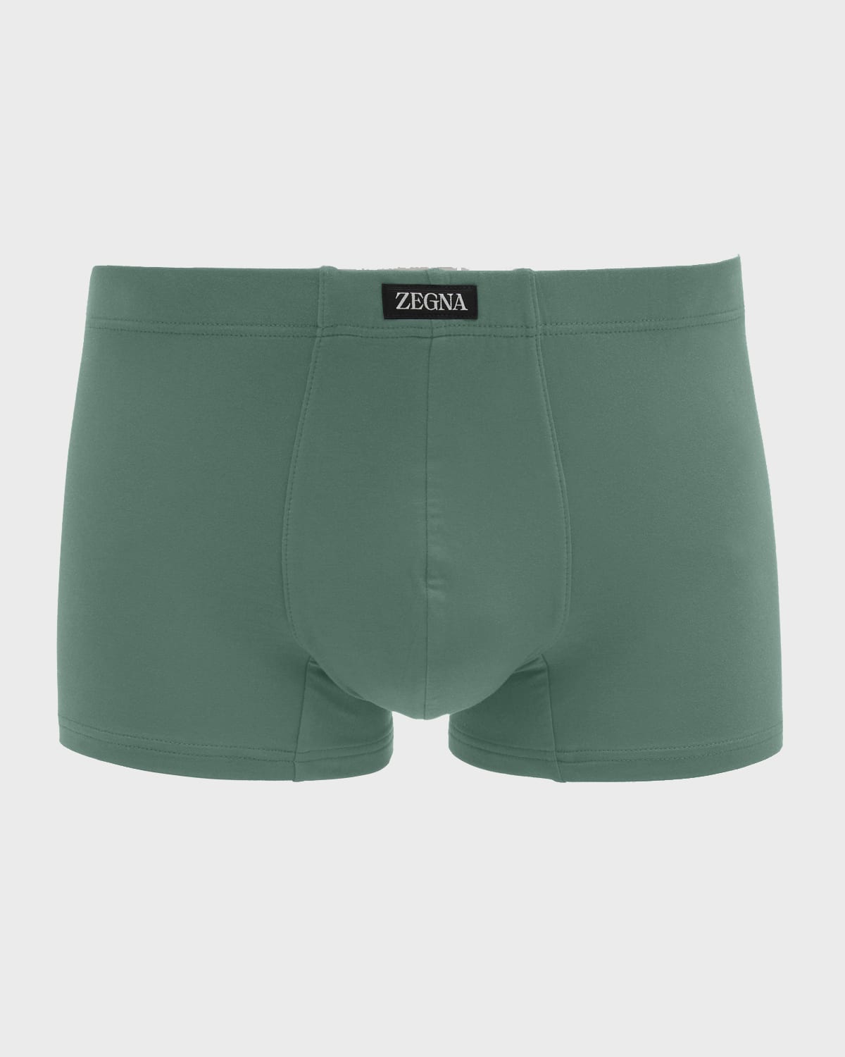 Zegna Men's Micro-modal Trunks In Green