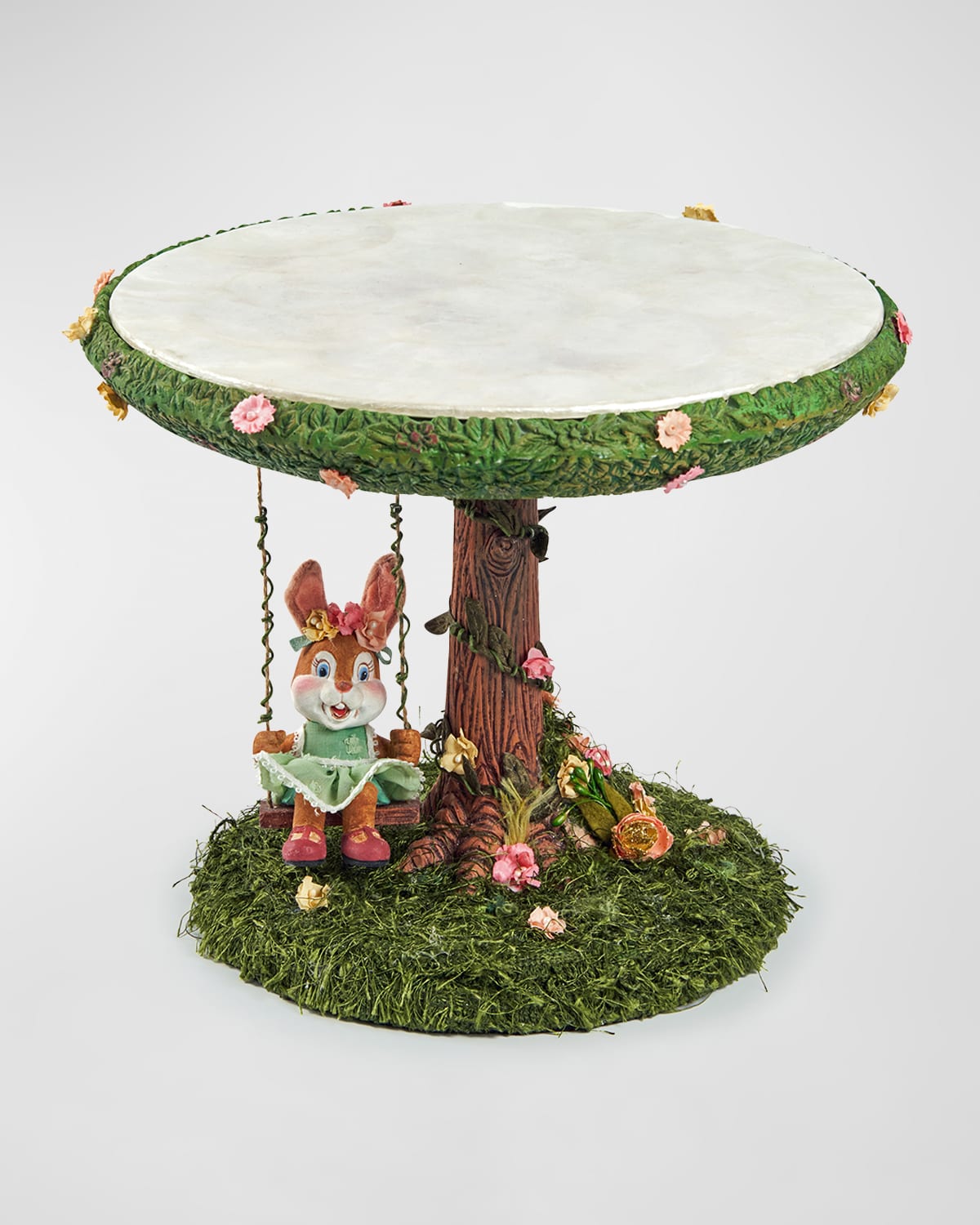 Katherine's Collection Swinging Into Spring Cake Plate