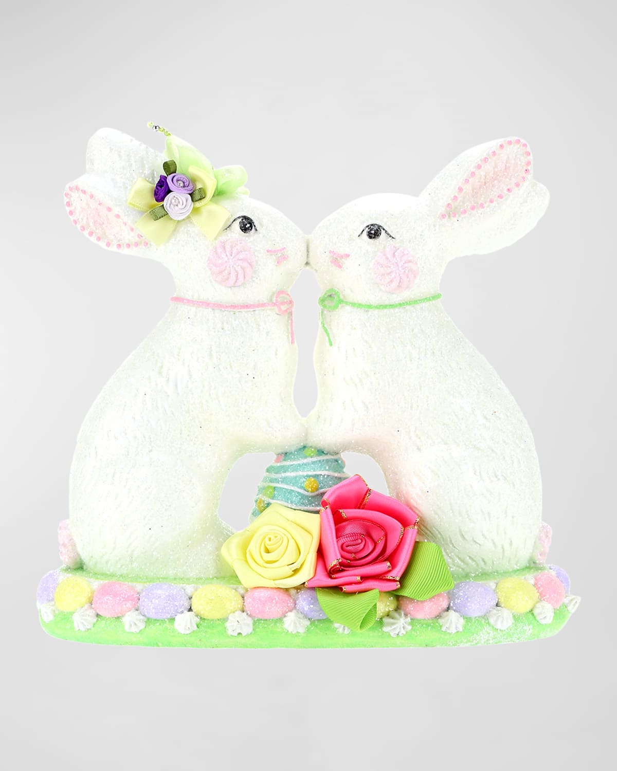 Jeweled Couple Rabbit - 8"