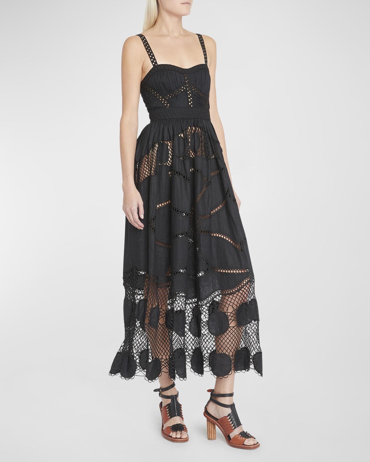 juno knit midi dress Ulla Johnson Sweetheart Linen Crochet edit: Tailoring
