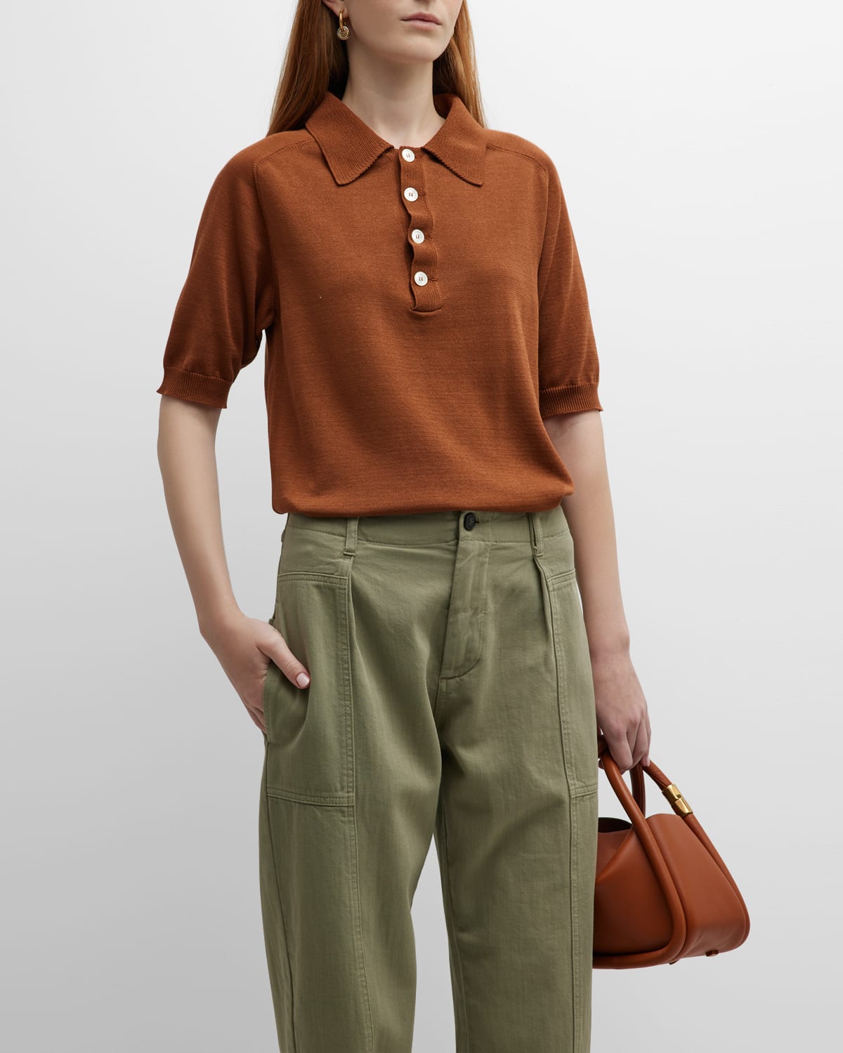 Liliana Short-Sleeve Polo Shirt