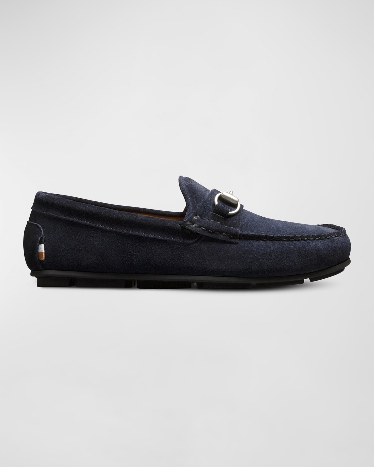 Shop Allen Edmonds Men's Sebastian Leather Drivers In Navy