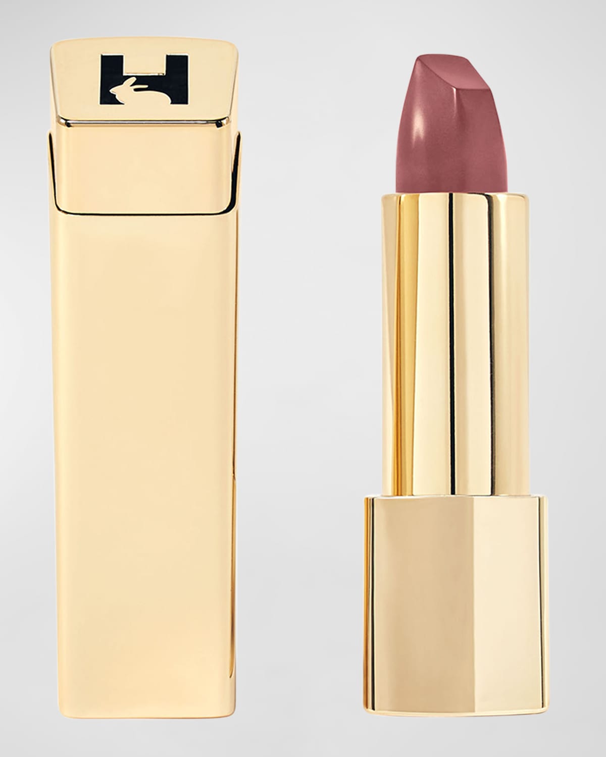 Shop Hourglass Unlocked Satin Creme Lipstick In Dahlia 318