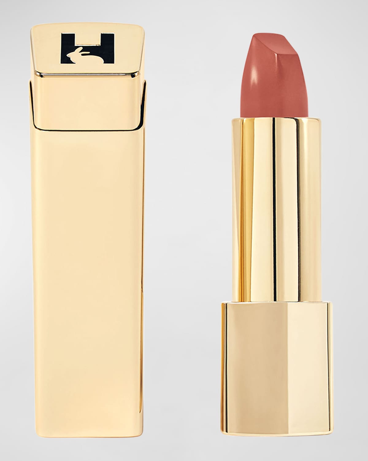 Shop Hourglass Unlocked Satin Creme Lipstick In Dove 316