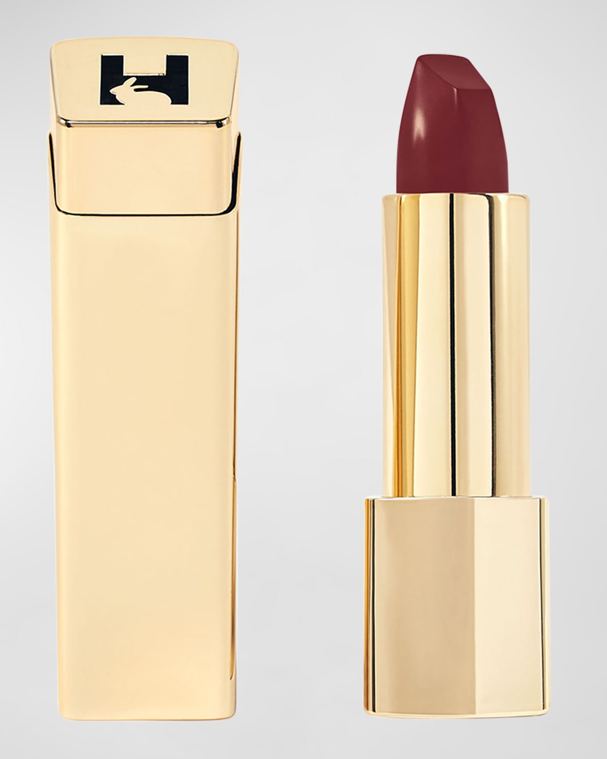 Shop Hourglass Unlocked Satin Creme Lipstick In Lynx 338