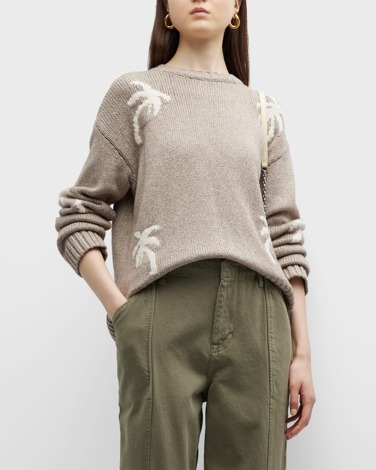 Zoey Palm Tree Sweater
