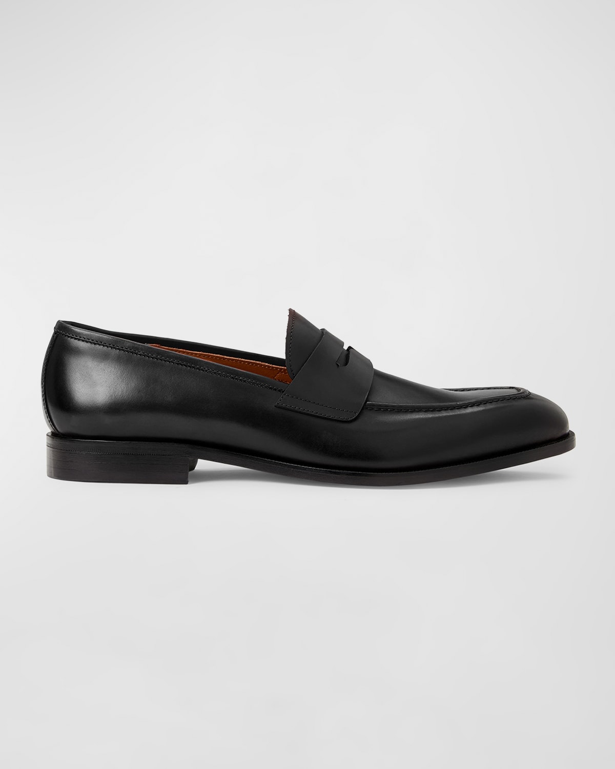 Bruno Magli Collezione Men's Vesini Leather Penny Loafers In Black