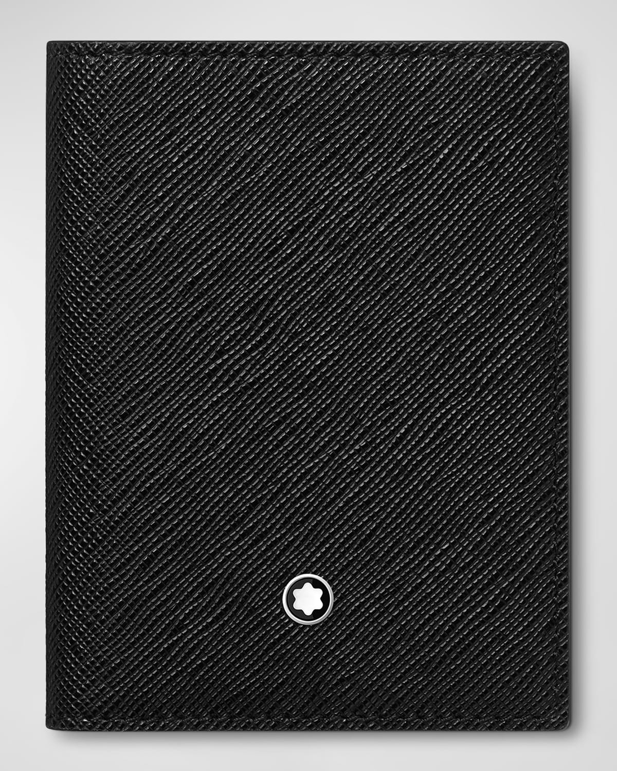 Shop Montblanc Men's Sartorial Bifold Card Holder In Black
