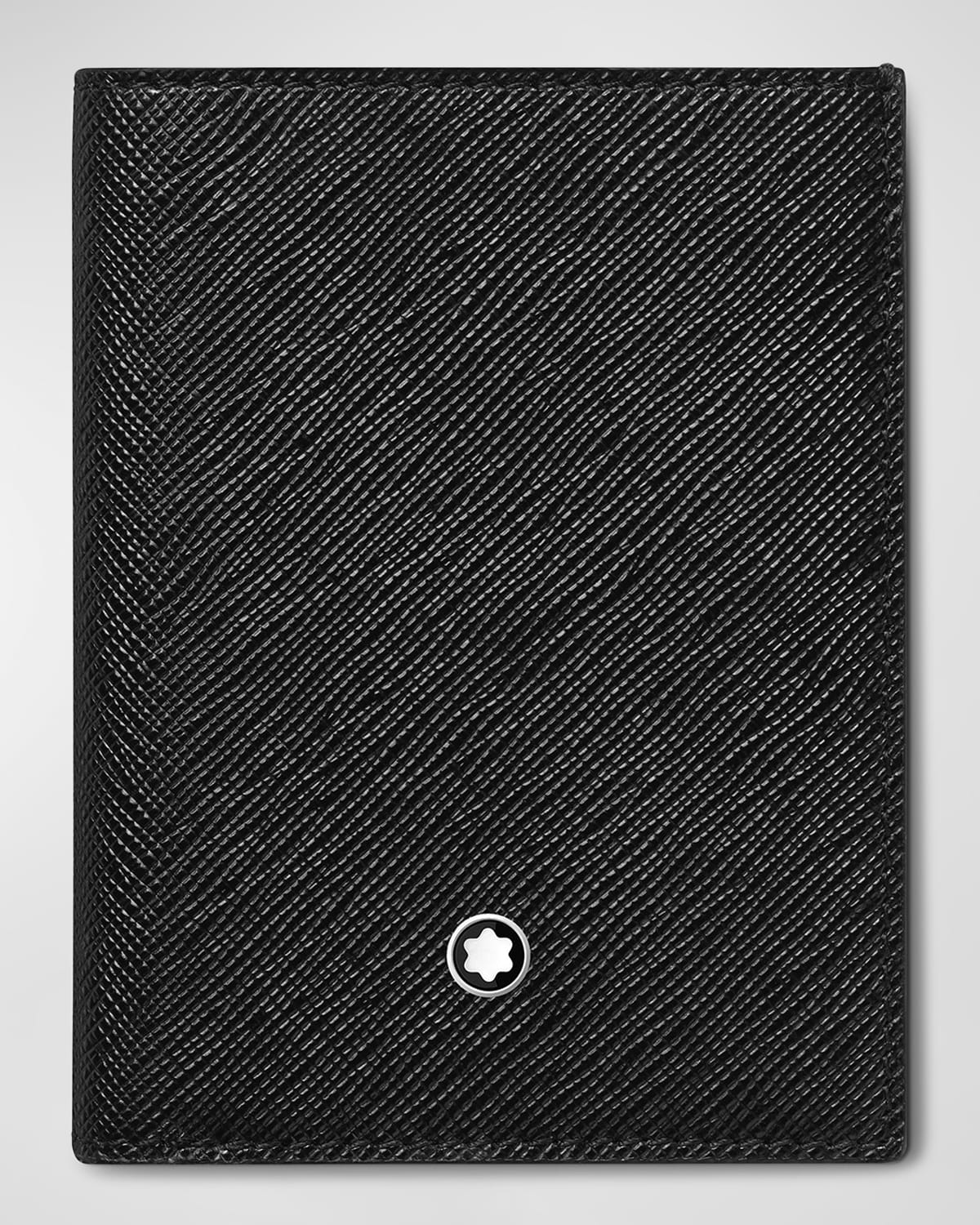 Shop Montblanc Men's Sartorial Mini Wallet In Black