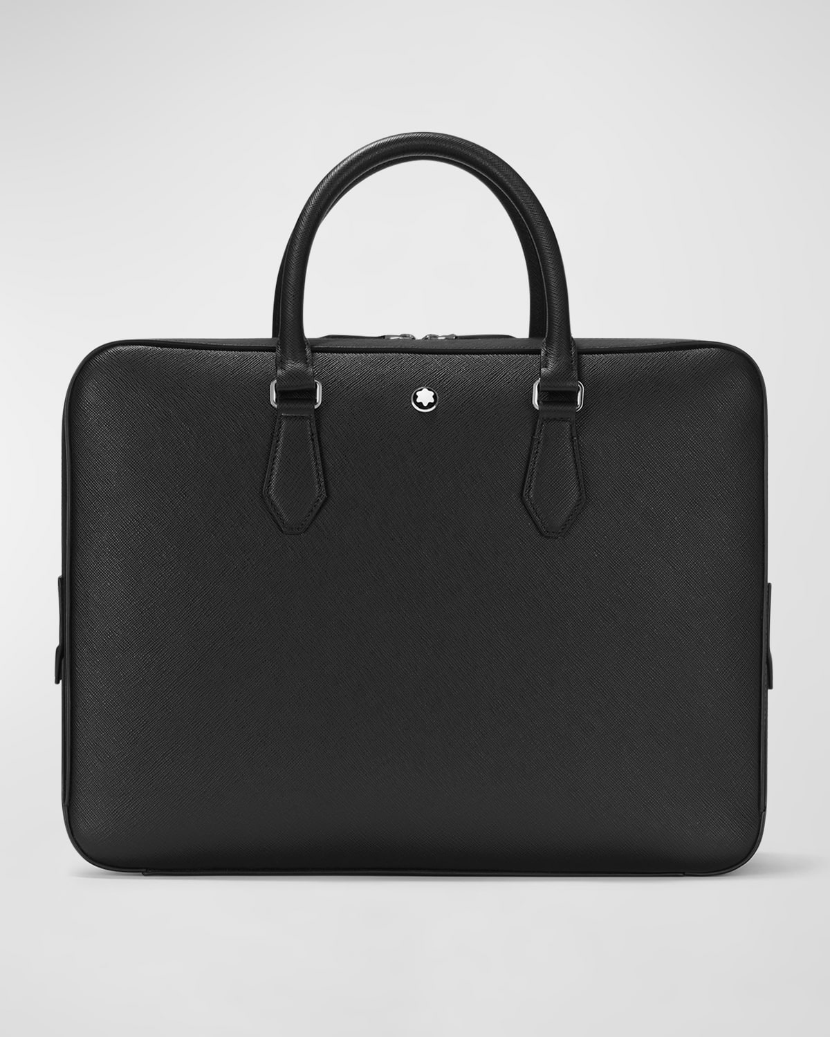 Shop Montblanc Men's Sartorial Large Briefcase In Black