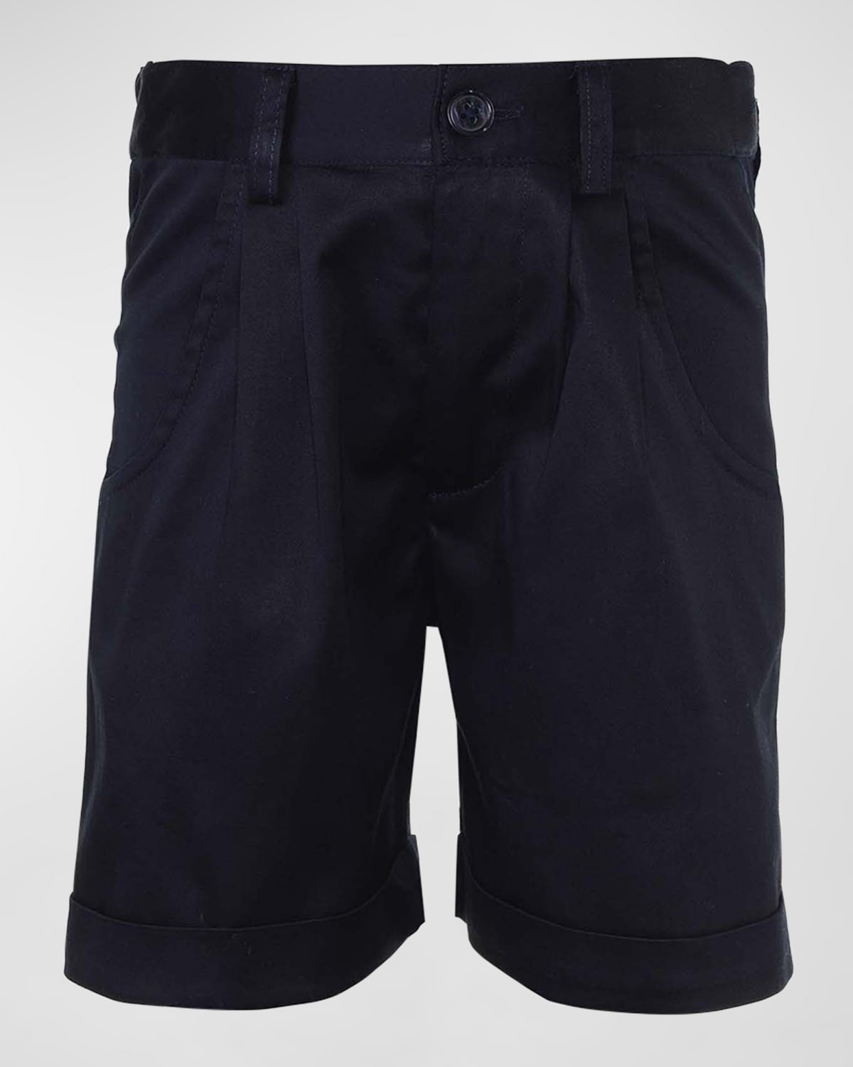 Boy's Tailored Turn-Up Shorts, Size 2-10