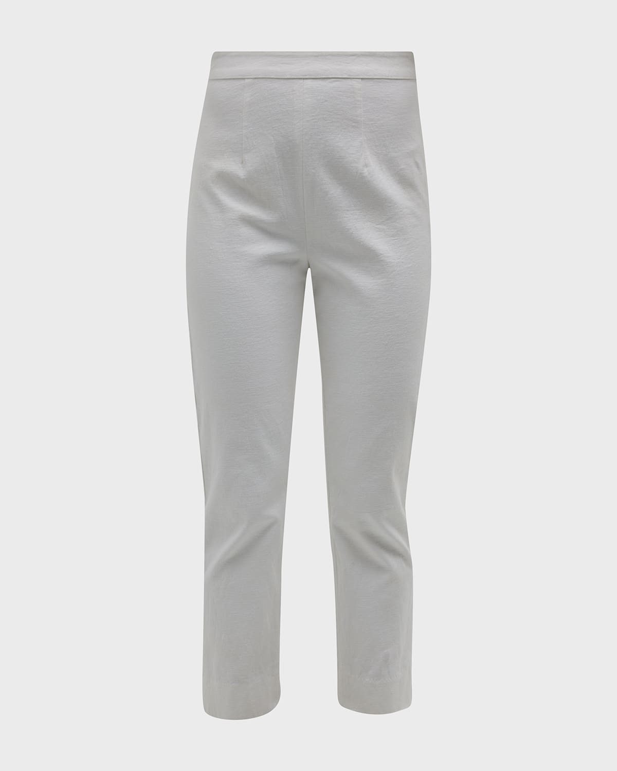 Lucy Cropped Back-Slit Pants