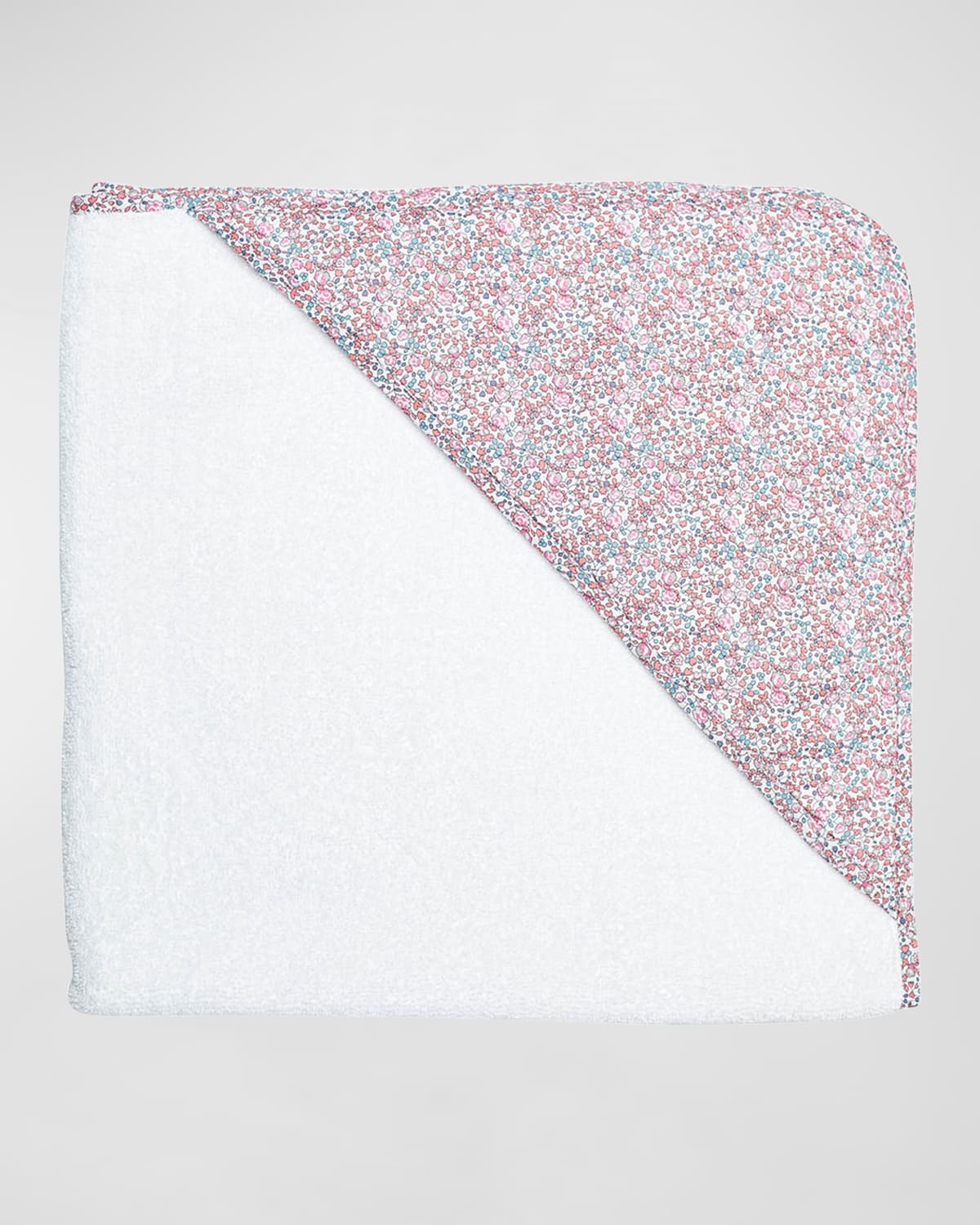 Louelle Kid's Floral-Print Hooded Towel & Wash Glove