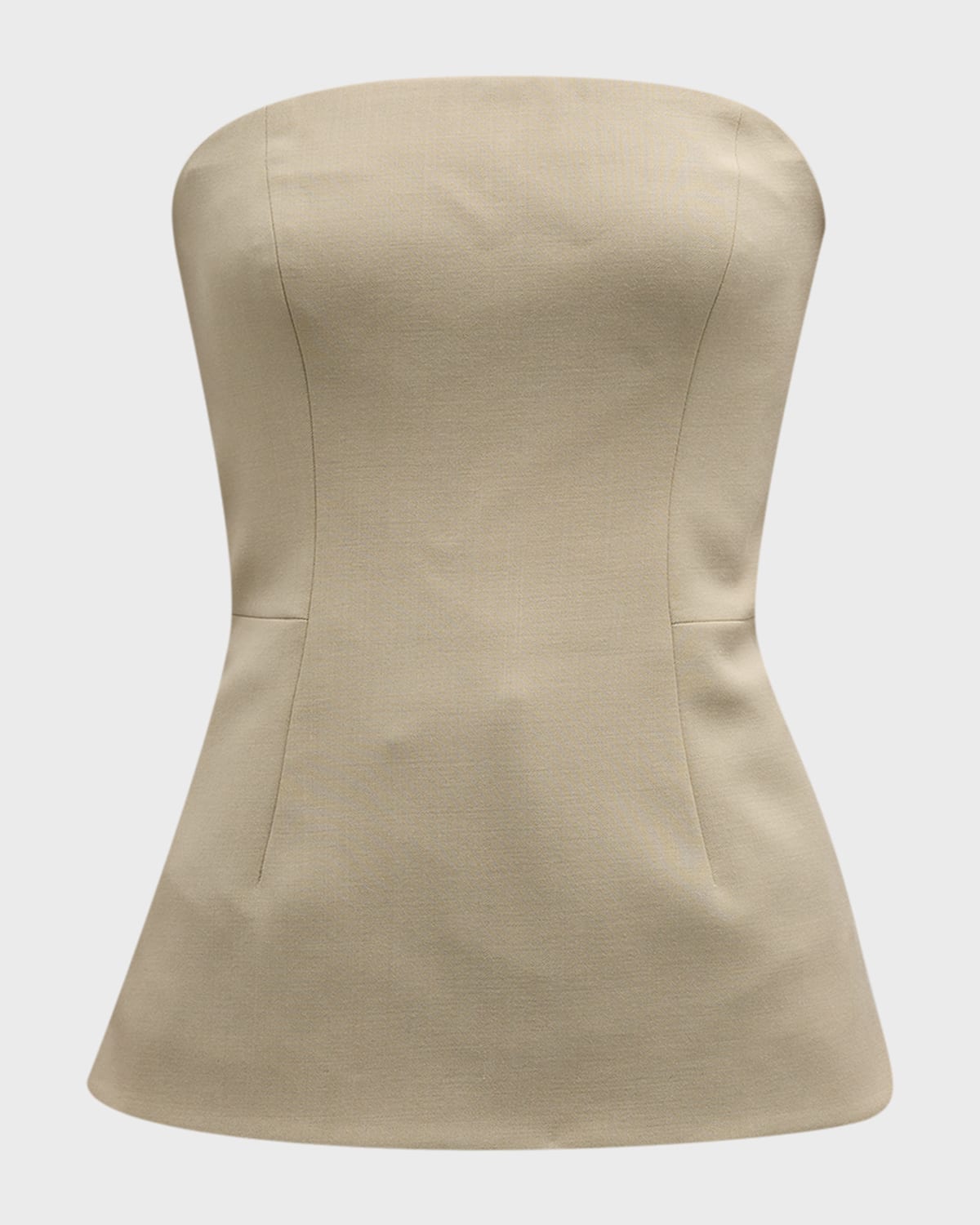 Fitted strapless top discount