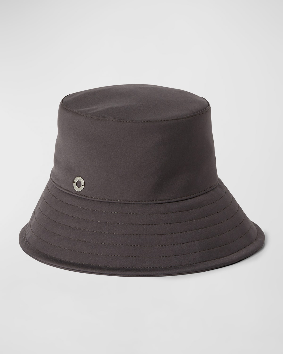 Loro Piana Zita Twill Bucket Hat In H339 Black Coffee