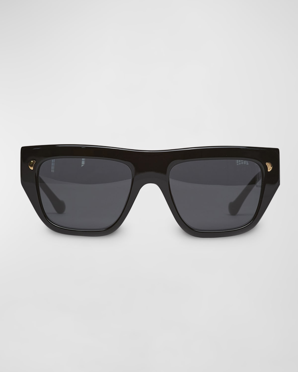 Nanushka Marim Square Acetate Sunglasses In Black