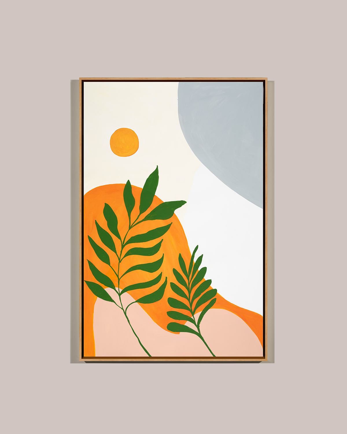 Modern Botanical II Framed Giclee