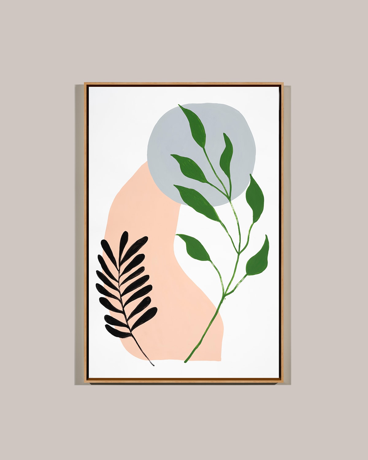 "Modern Botanical I" Framed Giclee