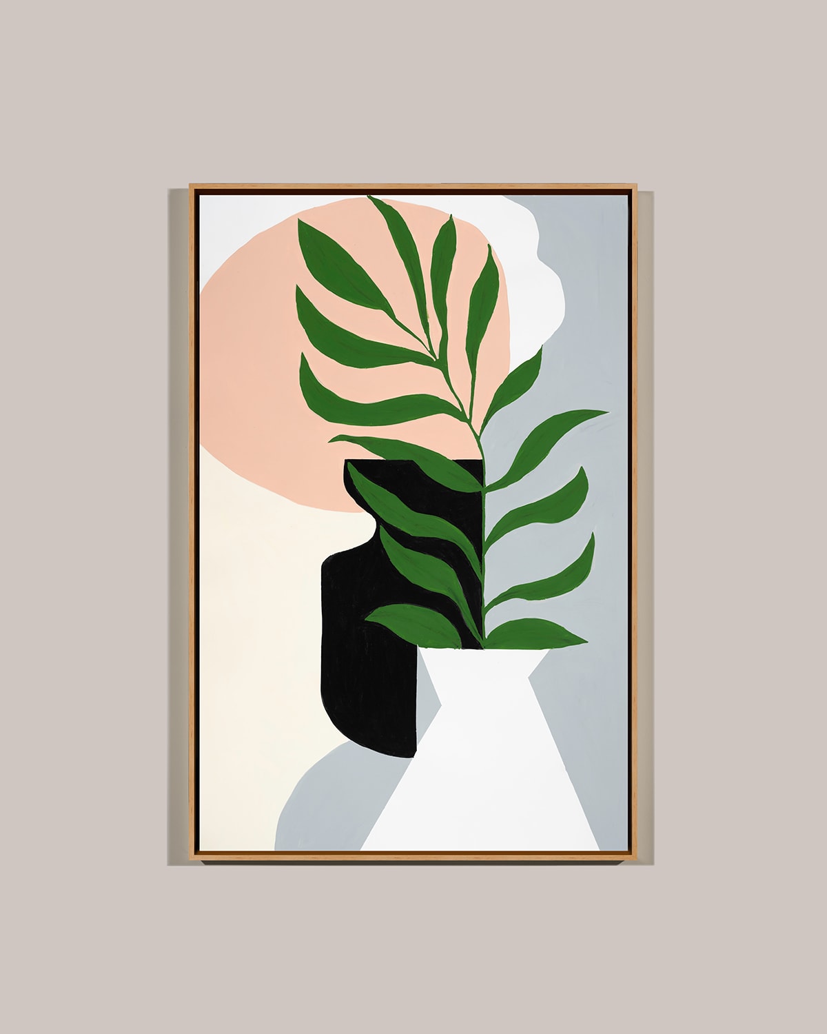 "Modern Botanical 6" Framed Giclee