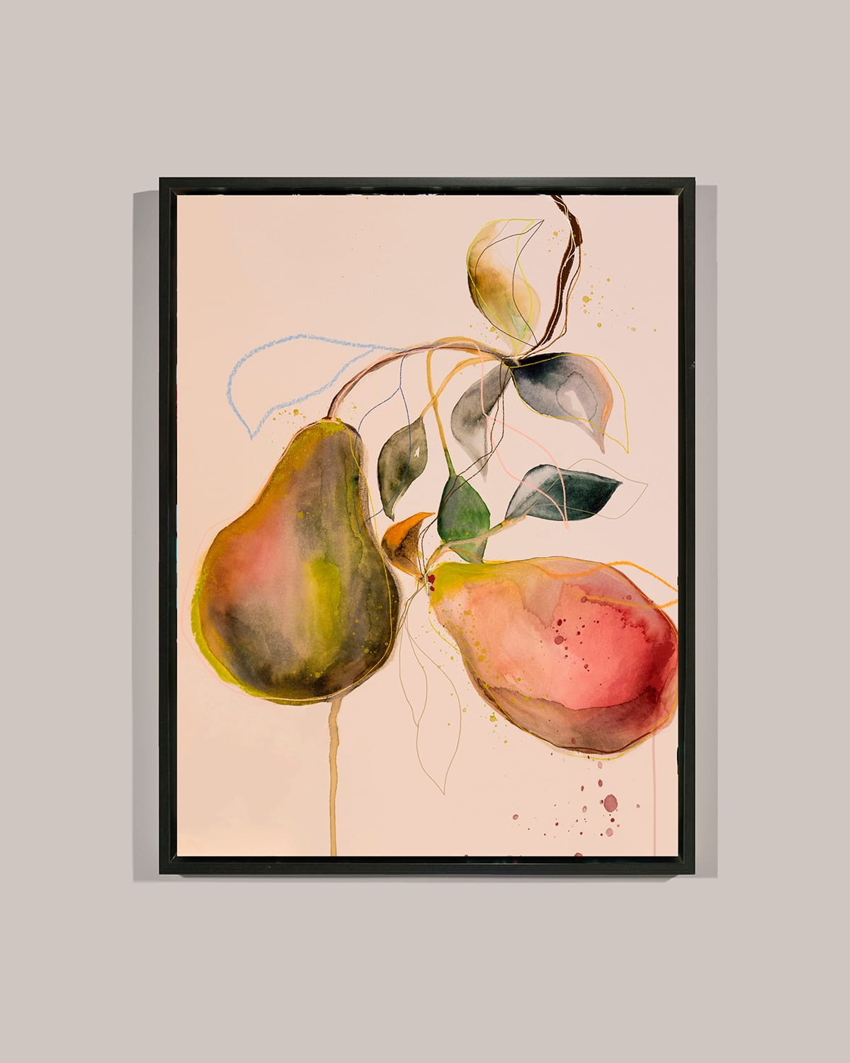 Pear Framed Giclee