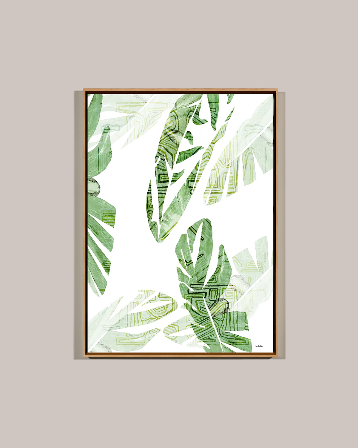 "Tranquil Palm" Framed Giclee