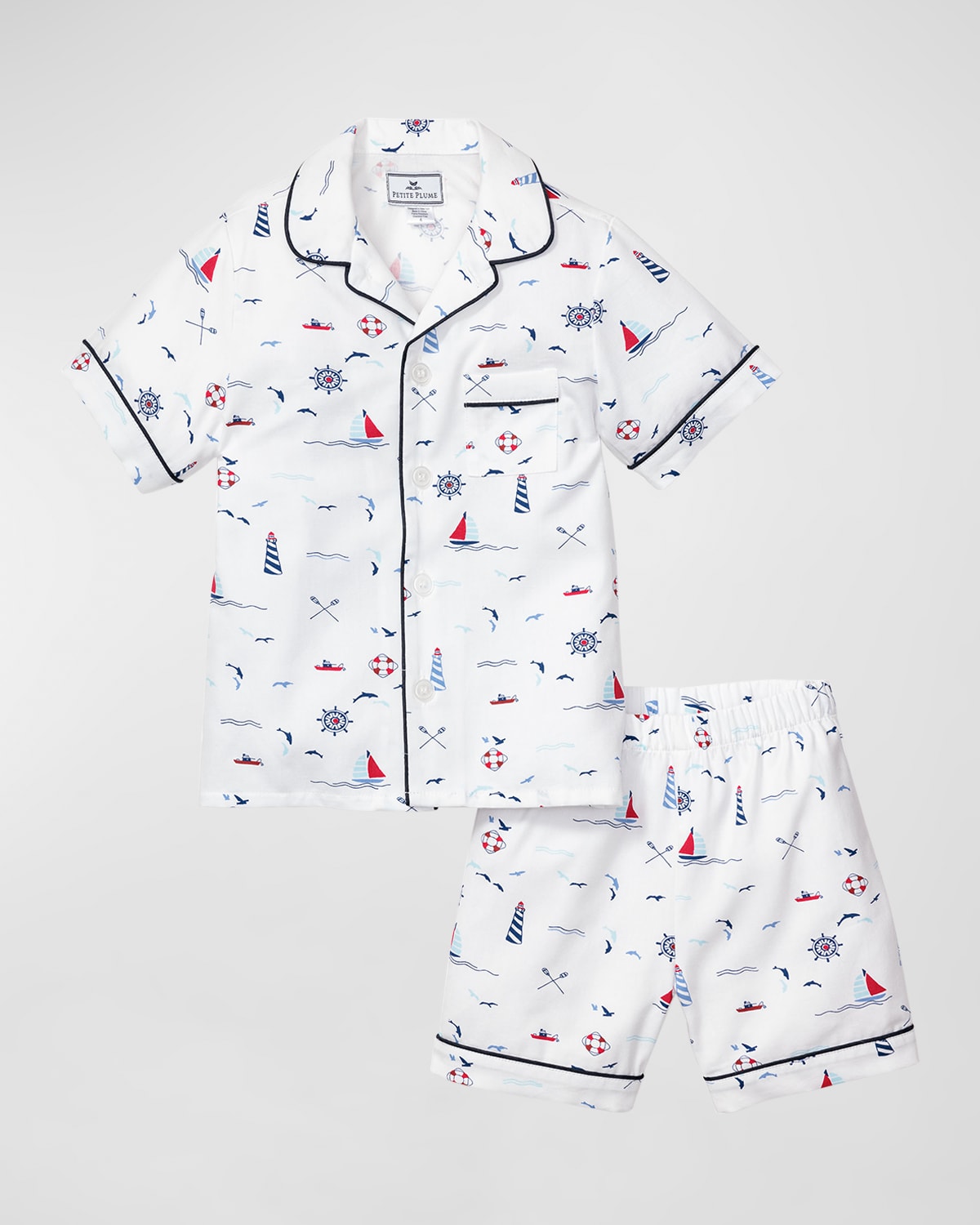 Kid's Sail Away Two-Piece Set, Size 2-12