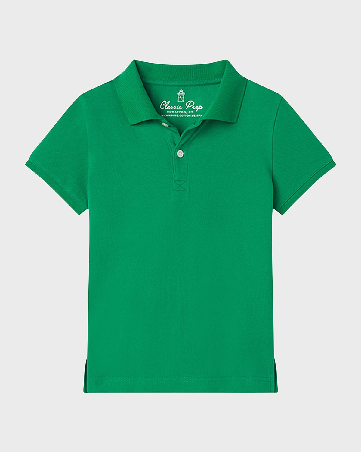 Boy's Huck Pique Polo Shirt, Size 2-12