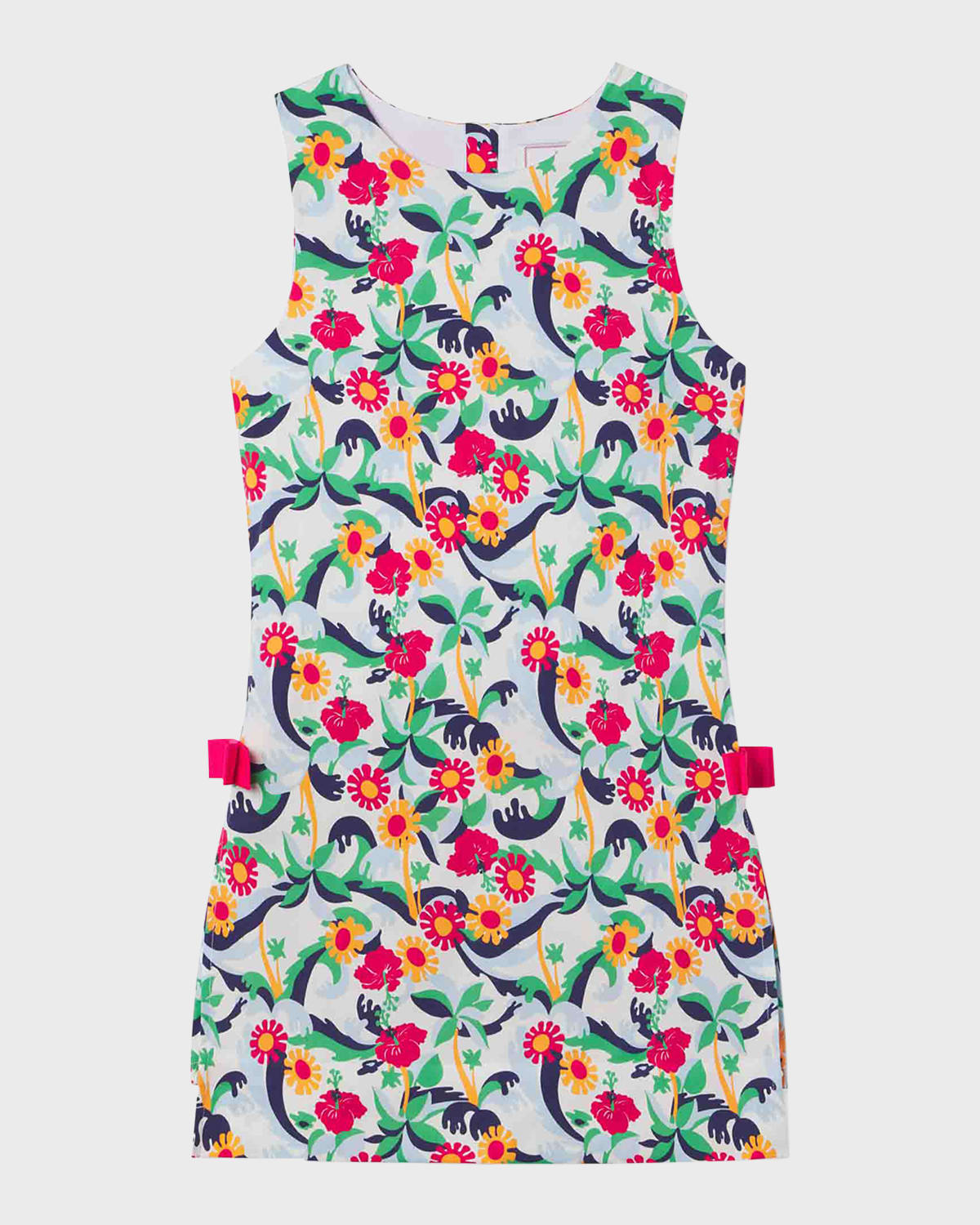 Classic Prep Childrenswear Kids' Girl's Madison Floral-print A-line Dress In Olina Print