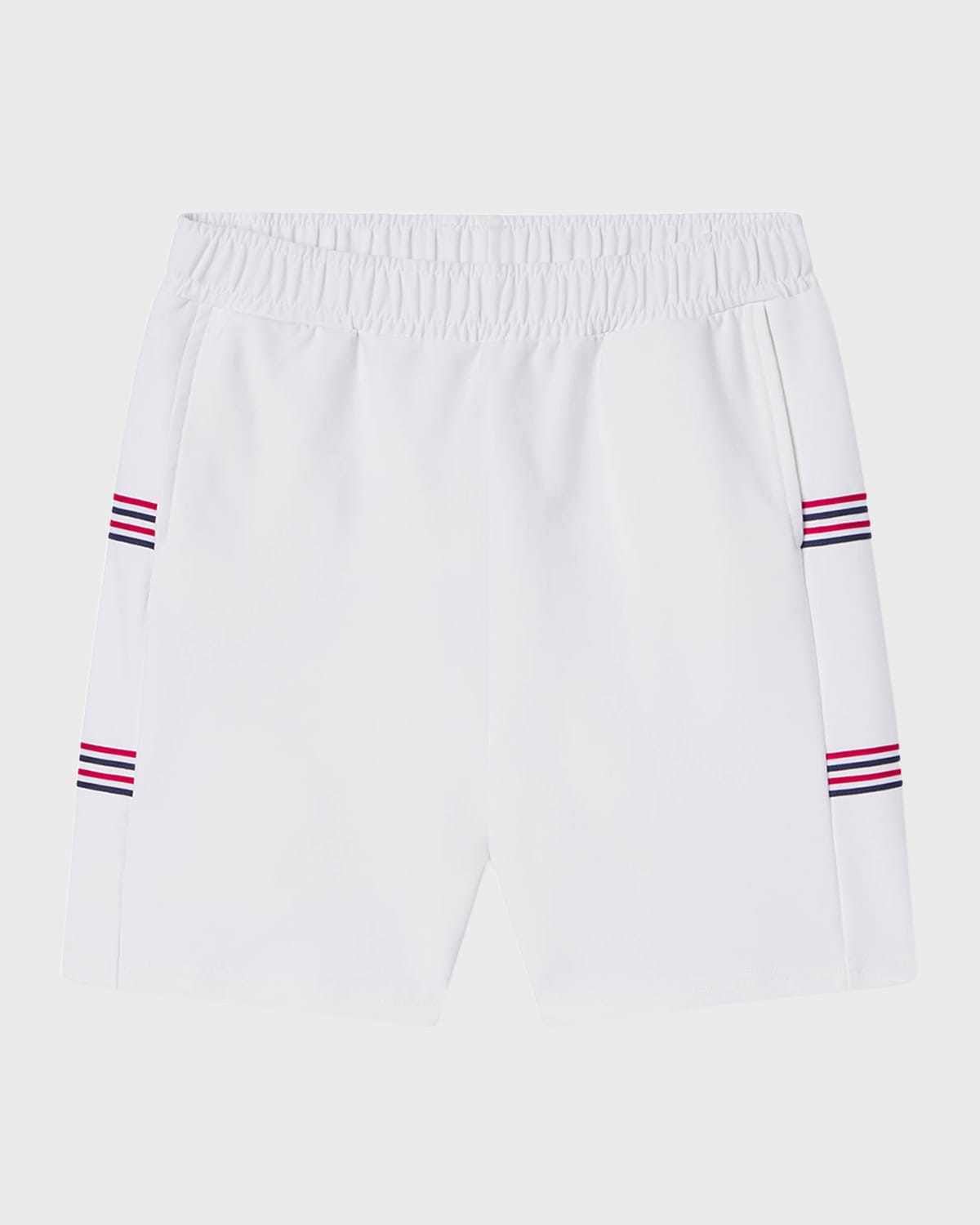 Classic Prep Childrenswear Kids' Boy's Tex Americana Tennis Shorts In Bright White