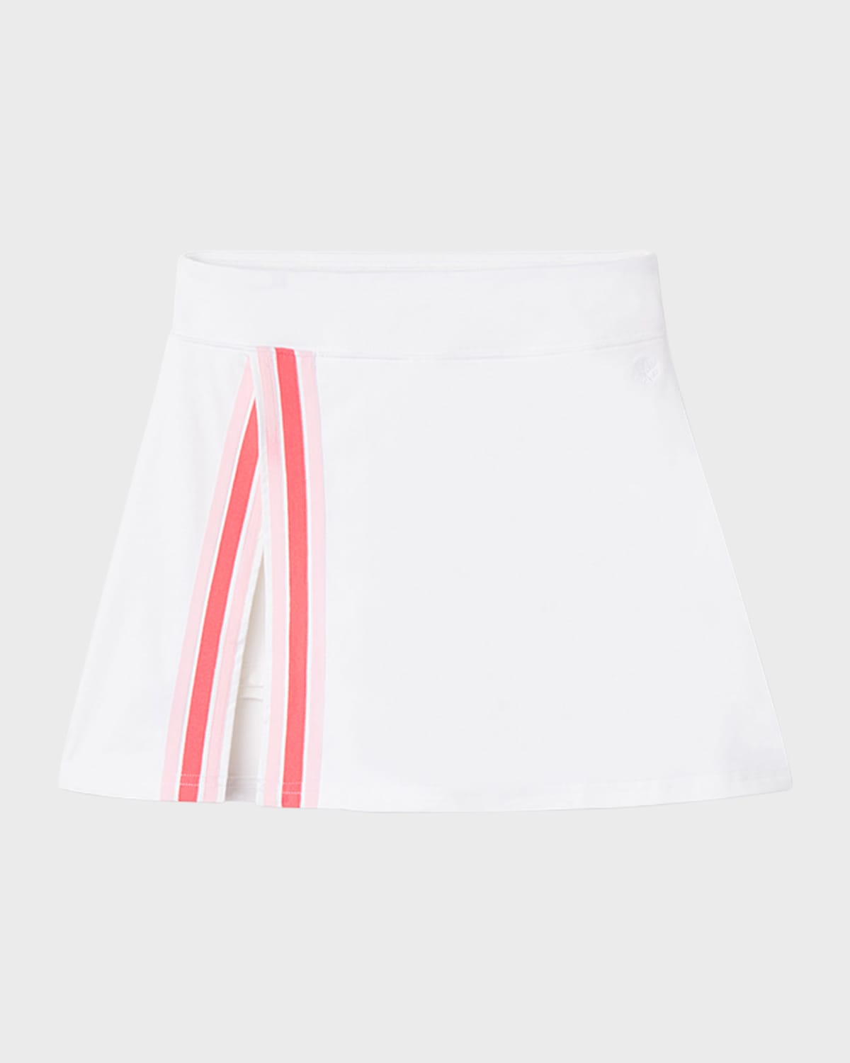 Classic Prep Childrenswear Kids' Girl's Talia Tennis Striped Skort In Bright White