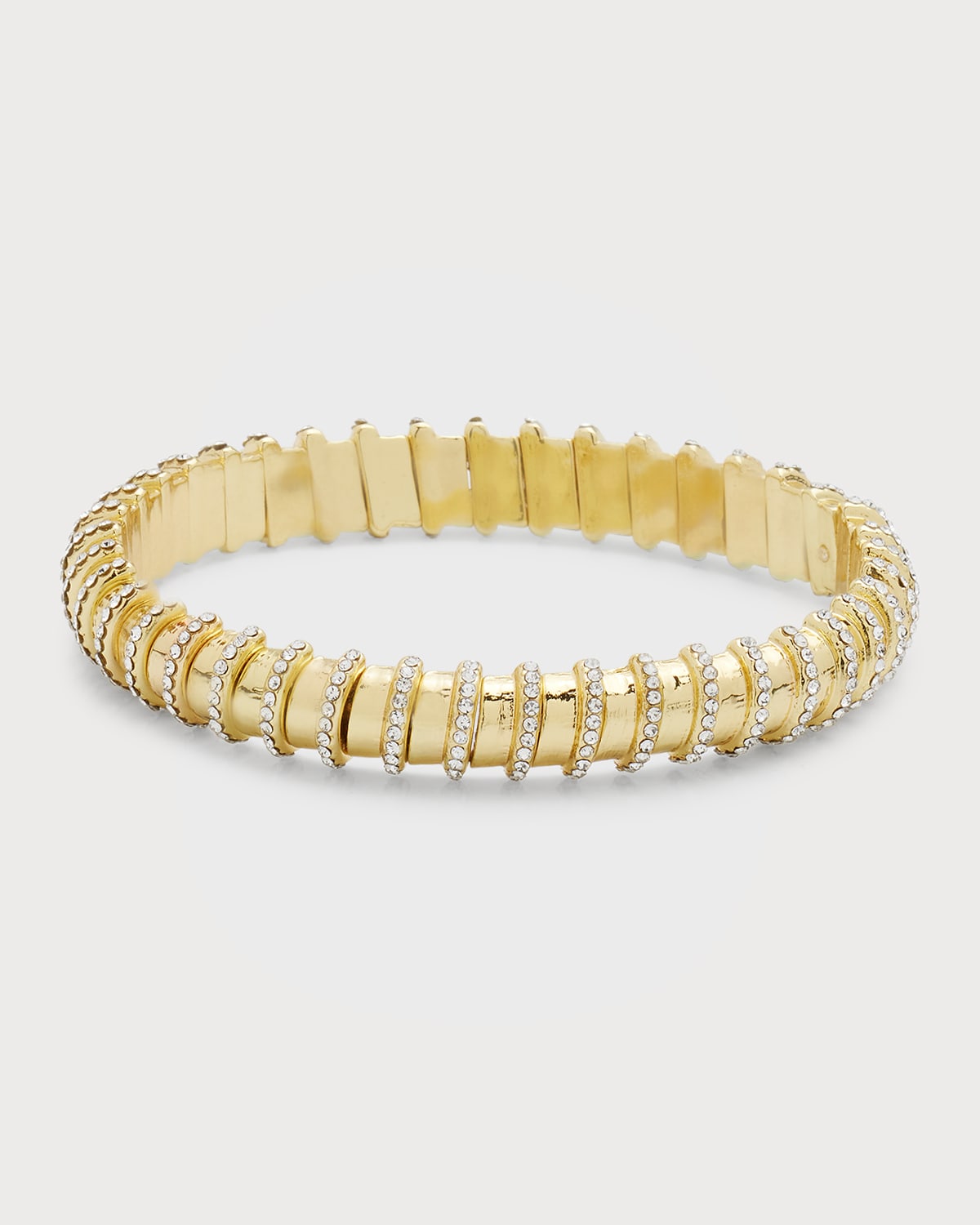 Baublebar Porsha Crystal Twist Bracelet In Gold