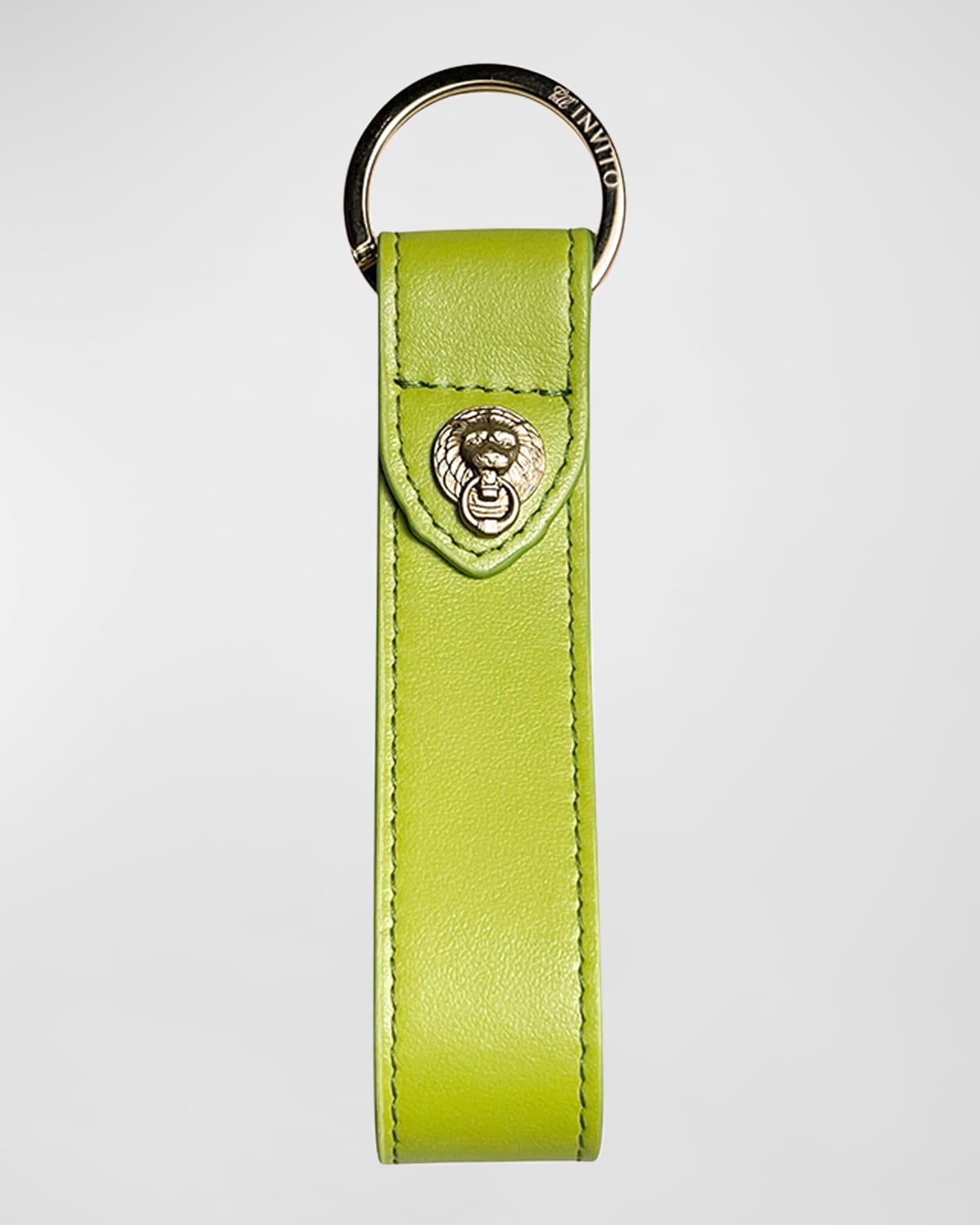 Bell 'INVITO Leather Logo Keychain