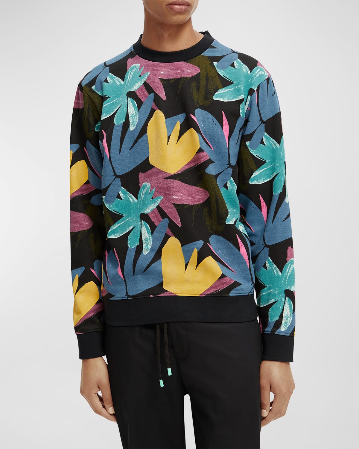 Men's Printed Felpa Organic Sweatshirt