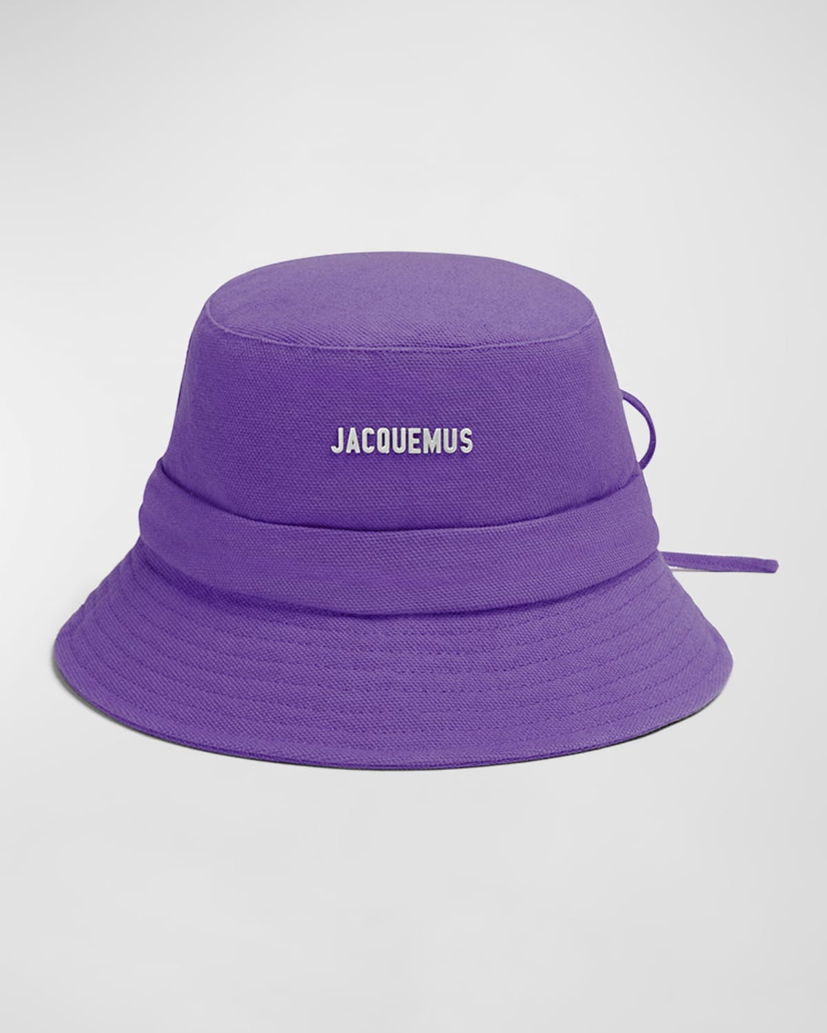 Jacquemus Purple Knotted Bucket Hat Le Bob Gadjo In Purple