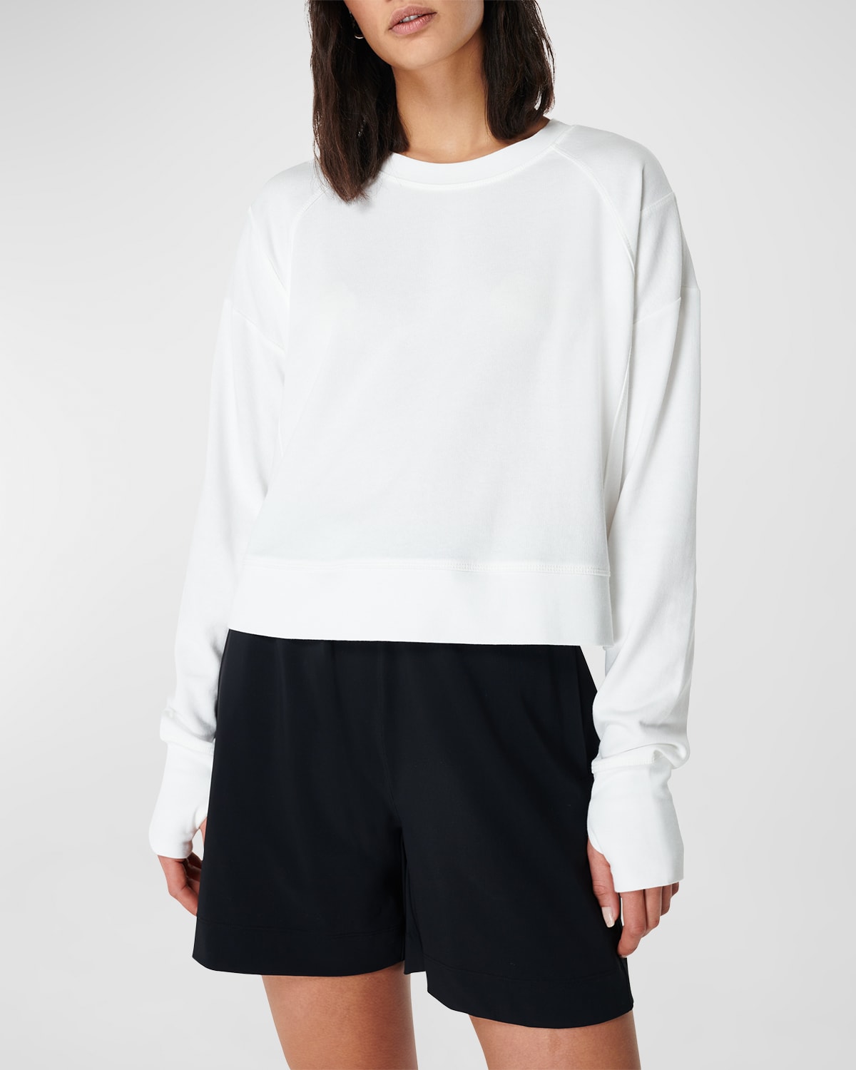 SWEATY BETTY AFTER CLASS CROP SWEATSHIRT