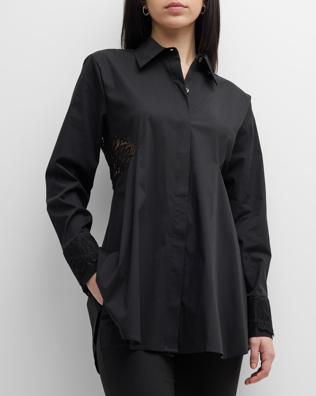 Donna Karan Jersey Side Twist Sheath Dress - Black - Medium