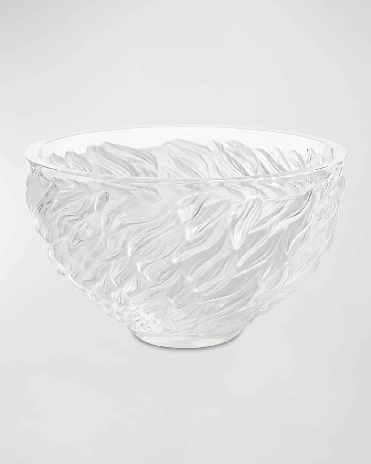 Lalique Fourrure Bowl In Clear