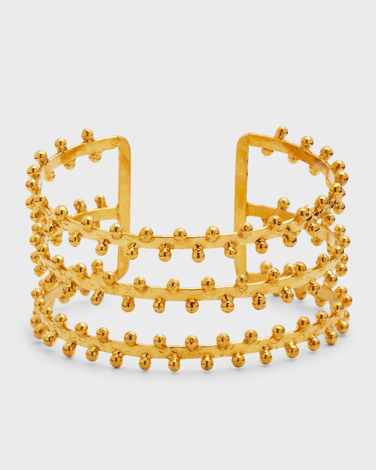 Sylvia Toledano Dot Cuff Bracelet In Gold