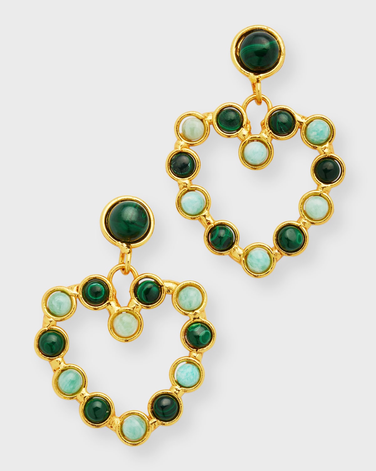 SYLVIA TOLEDANO LOVE CLIP-ON EARRINGS