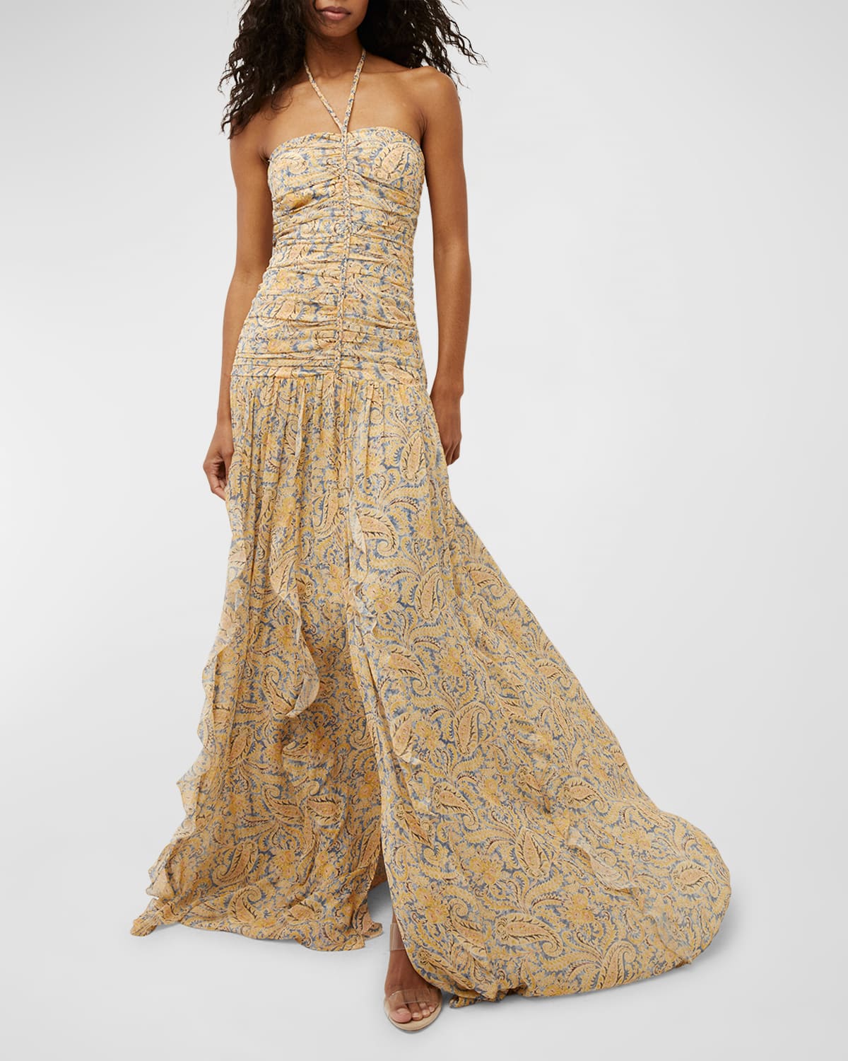 Lucine Halter Maxi Dress
