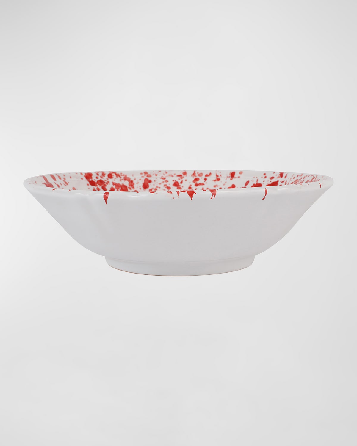 Vietri Amalfitana Splatter Dipping Bowl In Aqua