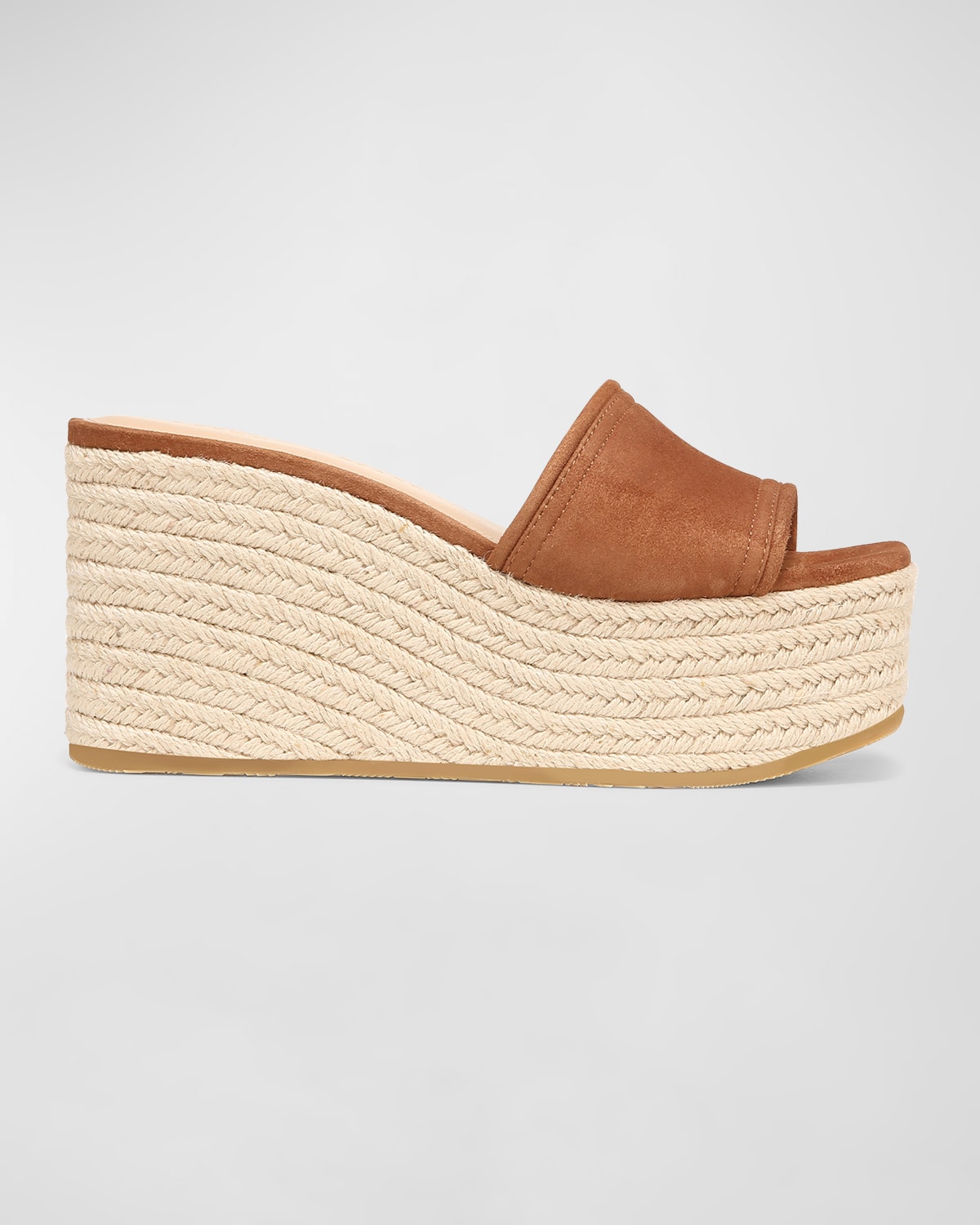 Veronica Beard Gable Espadrille Platform Wedge Sandal In Hazelwood