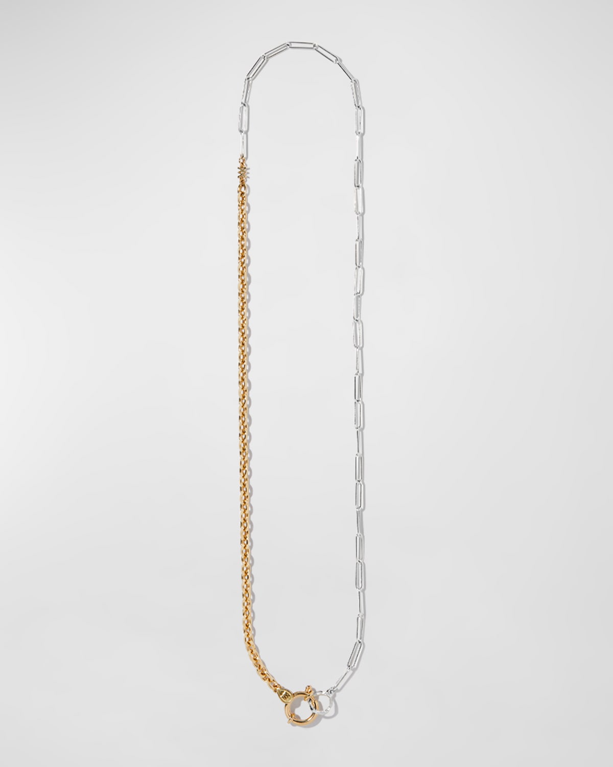 MILAMORE 18K Gold Two-Tone Duo Chain Necklace