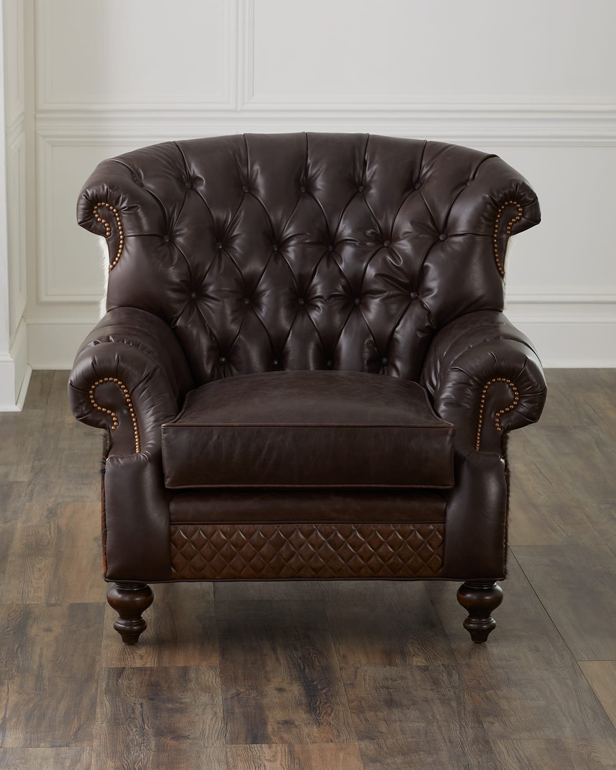 Old Hickory Tannery Freyja Leather & Hide Chair