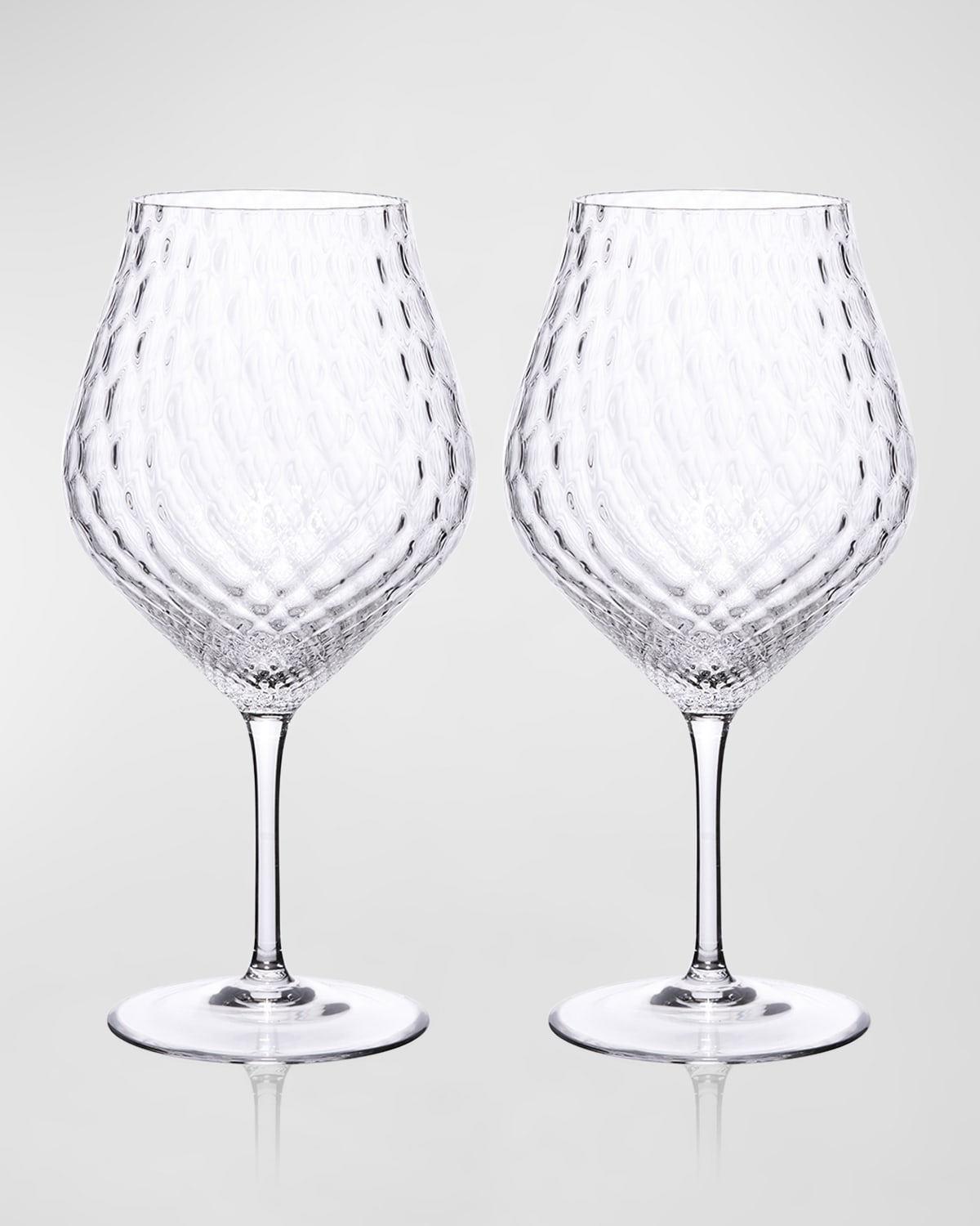 Caskata Phoebe Universal Wine Glasses, Set Of 2 In Transparent