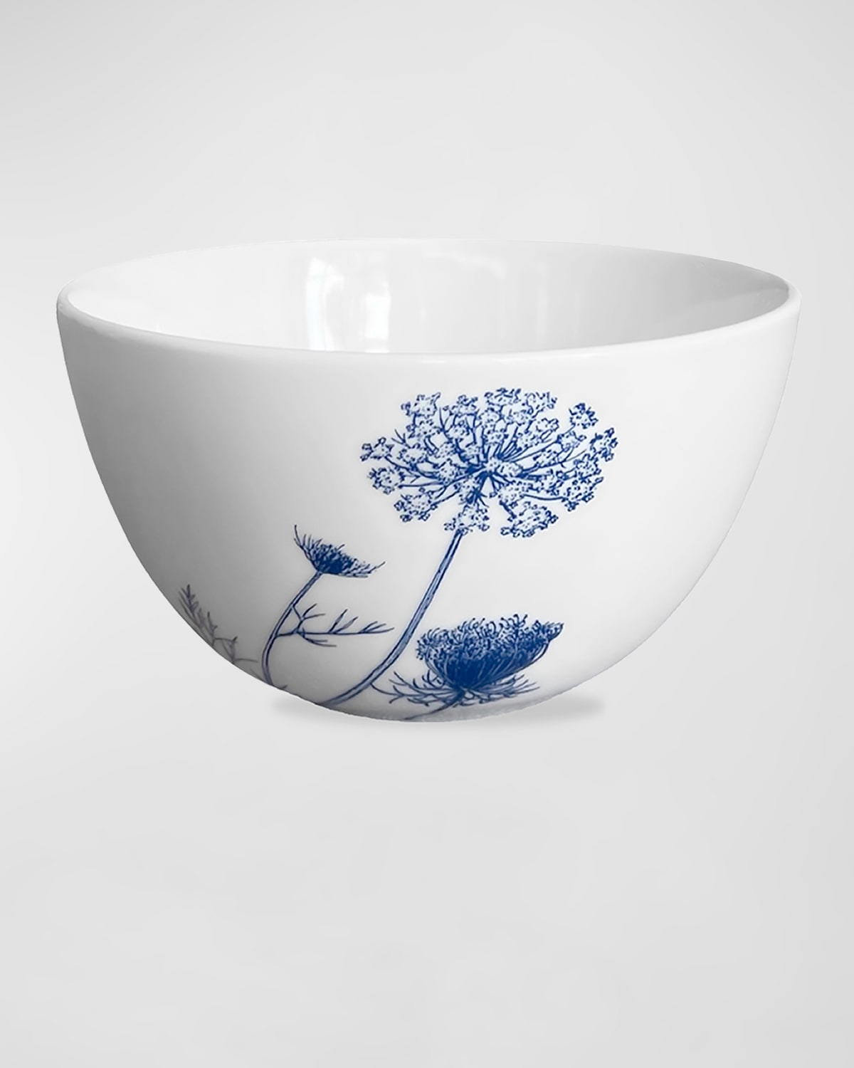Summer Blues Tall Cereal Bowls, Set of 4