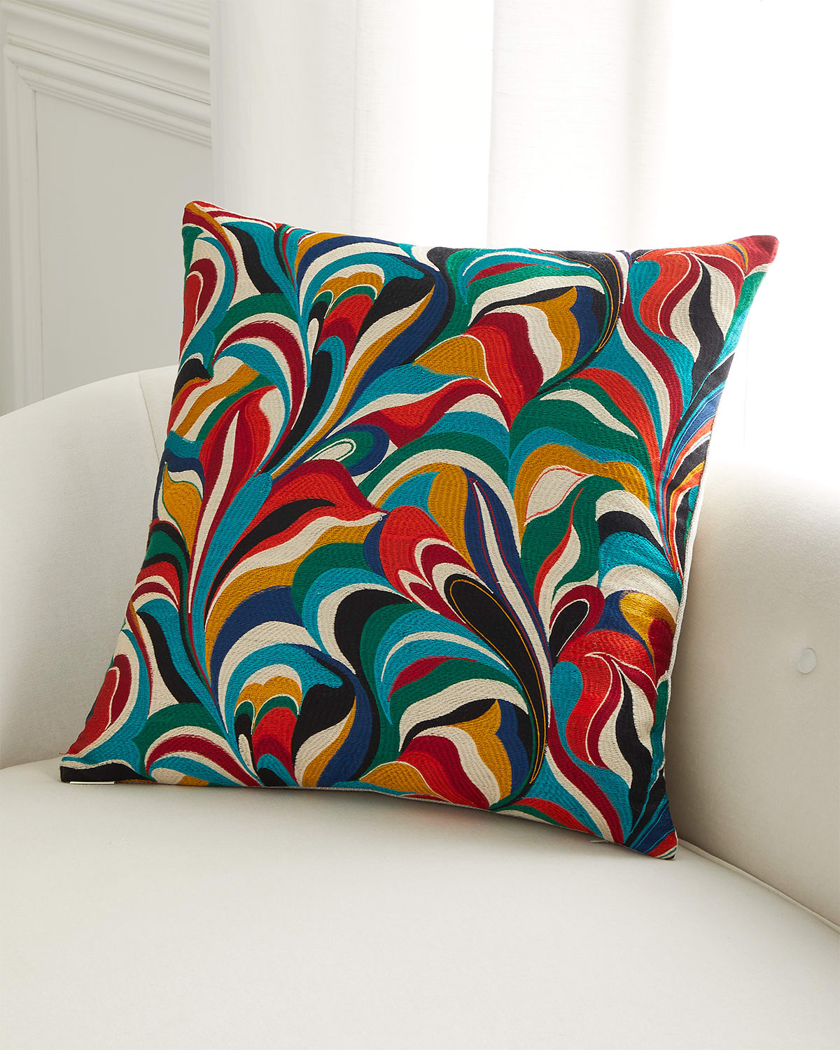 D.v. Kap Home Daphne Decorative Pillow, 24"sq.